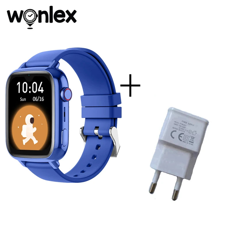 Wonlex 4G Smart Watch Children GPS WiFi Location KT34 Video Call SOS Alert Tracker Monitor Google Store Game Kid SmartWatch 2025