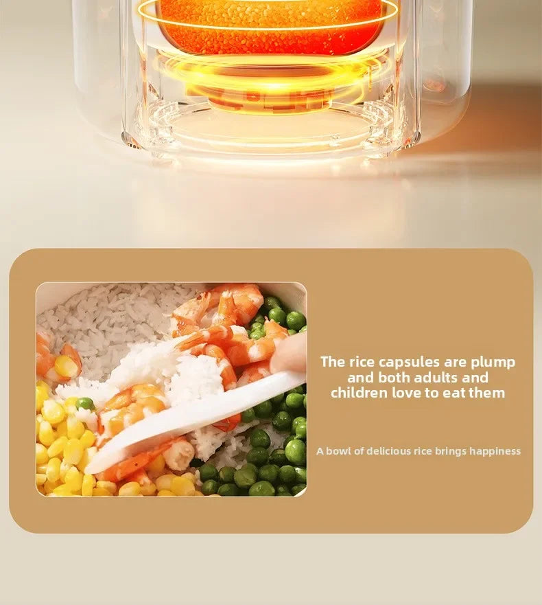 3L Electric Pressure Cooker Programmable Digital Multicooker Baby Food Rice Cooker Nonstick Inner Pot Safety Lock Slow Cooker