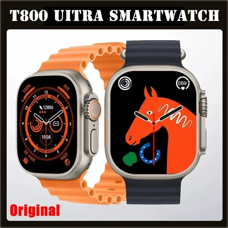 2025 Original T800 Ultra Smart Watch 1.9inch Bluetooth Call IWO Series 8 Men Women Sports Smartwatch For IOS Android