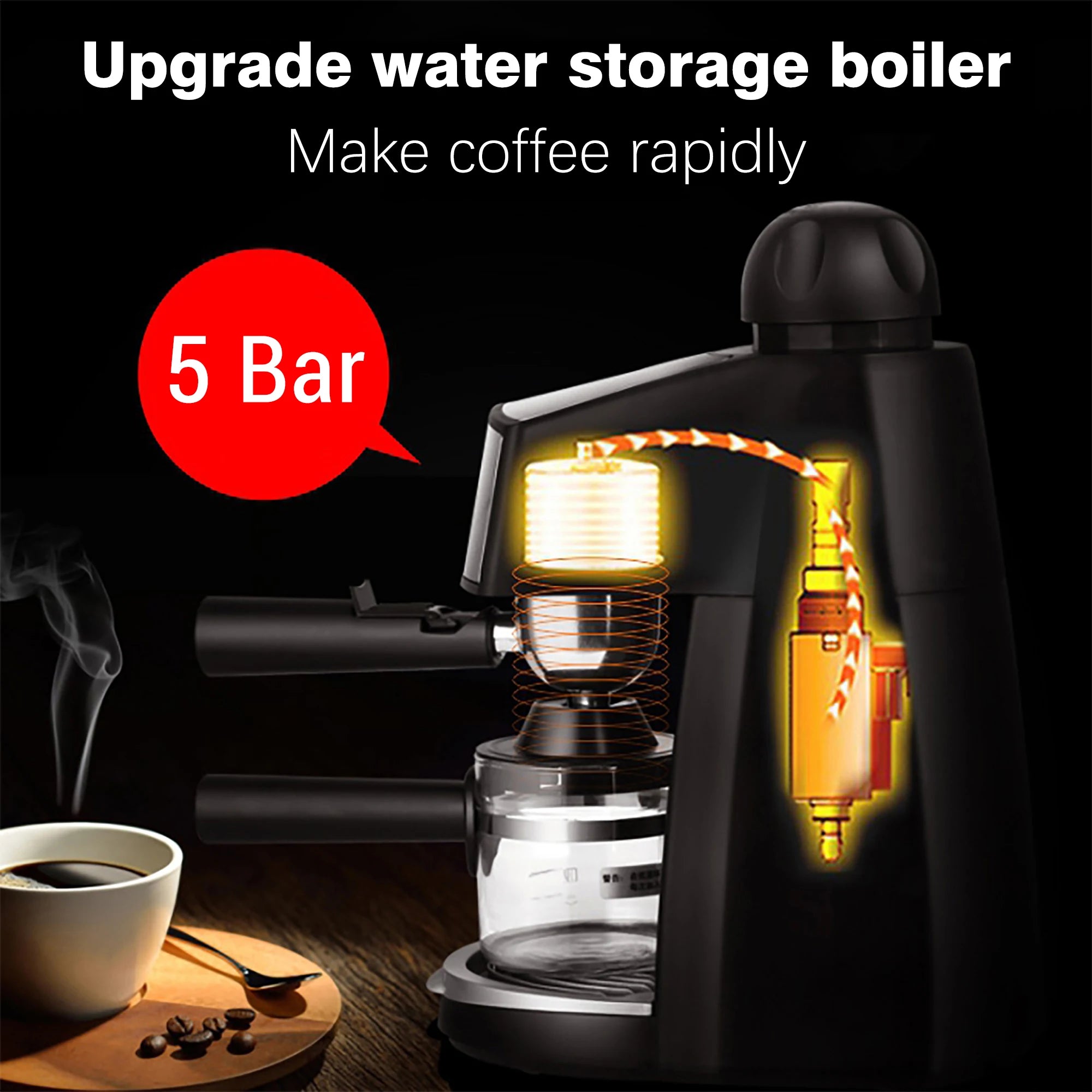 Italian Expresso Coffee Machine Dolce Milk Frother Home Appliances Electric Foam Cappuccino Coffee Maker Semi Automatic Sonifer