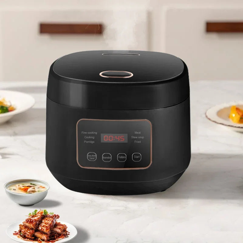 Electric Rice Cooker Household Smart Multifunction Rice Cooking Machine Non-stick Liner For Food Warmer 3L Automatic Rice Cooke