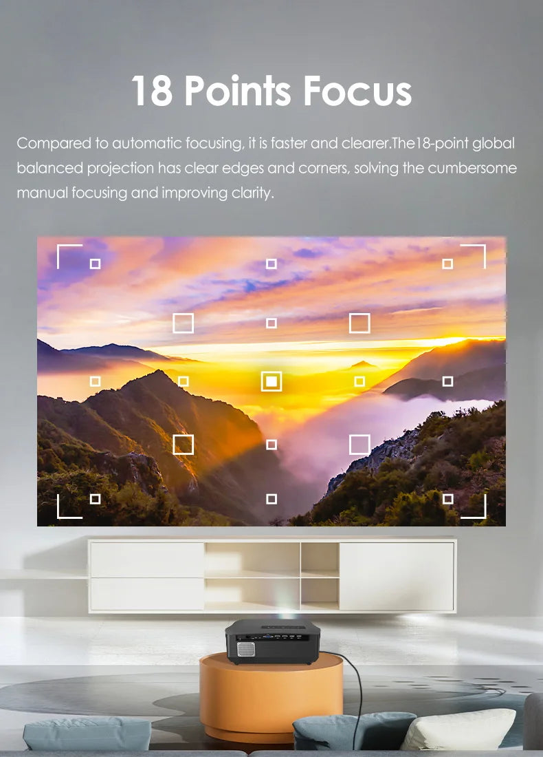 CAIWEI A10R Projector 4k Android for Home Full HD 1080P Auto Focus Wifi 6 3500 ANSI Smart TV Portable Beam projetores no brasil