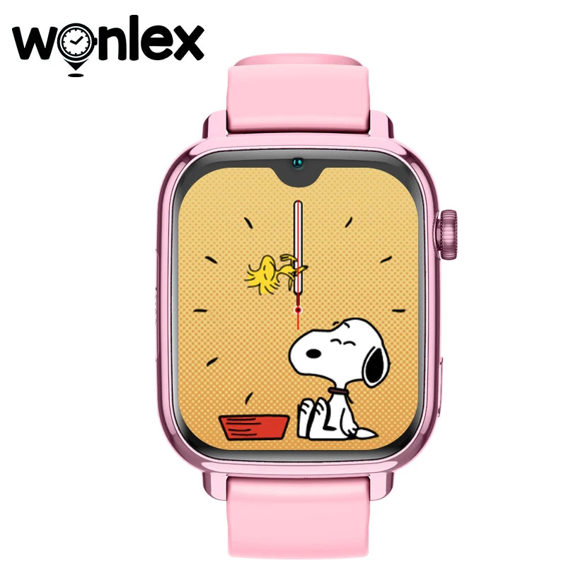 Wonlex 4G Smart Watch Children GPS WiFi Location KT34 Video Call SOS Alert Tracker Monitor Google Store Game Kid SmartWatch 2025