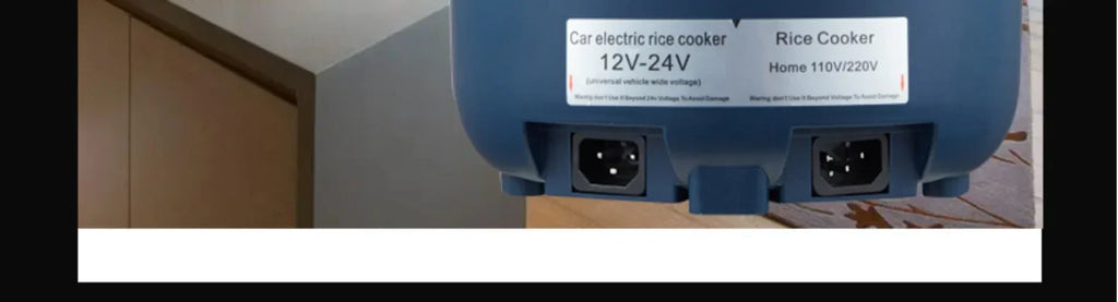 12V 24V 110V 220V 2L four voltage car home rice cooker van car rice cooker for travel global voltage use