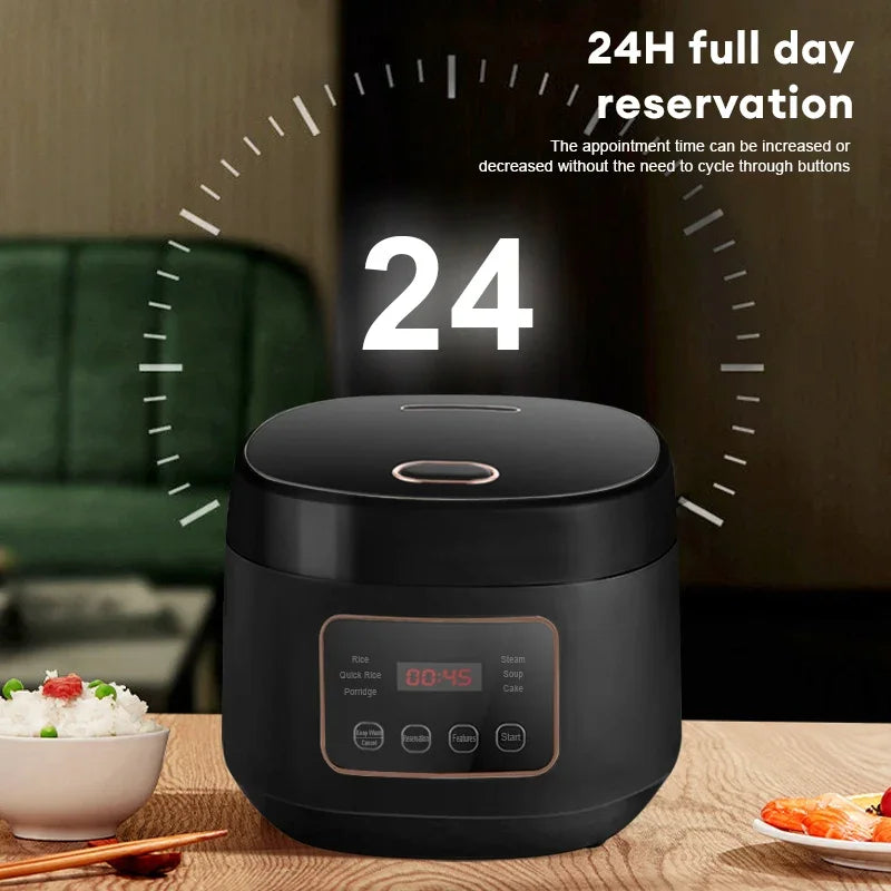 Electric Rice Cooker Household Smart Multifunction Rice Cooking Machine Non-stick Liner For Food Warmer 3L Automatic Rice Cooke