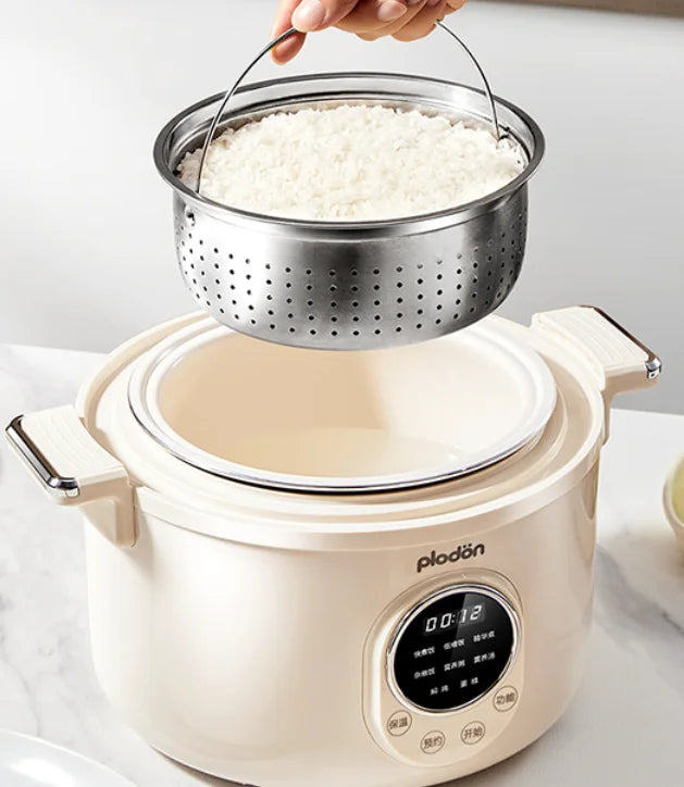 3L Electric Pressure Cooker Programmable Digital Multicooker Baby Food Rice Cooker Nonstick Inner Pot Safety Lock Slow Cooker