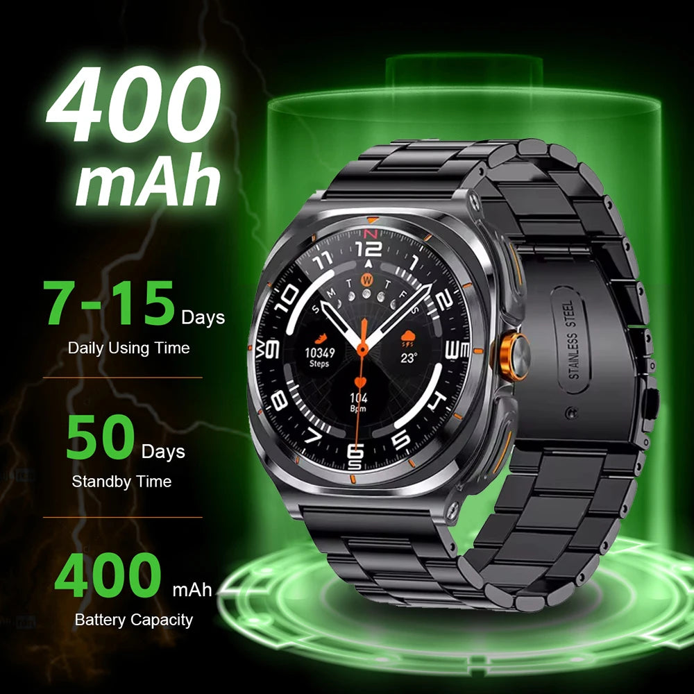 2025 Upgraded For Android IOS TWS 2 in 1 SmartWatch with Headphones Bluetooth Call IP68 Waterproof Outdoor GPS Sport Smartwatch