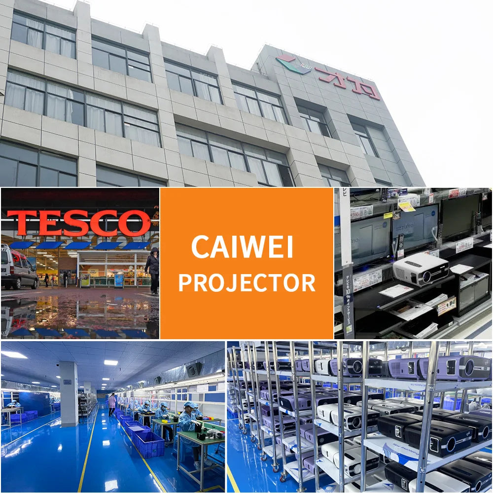 CAIWEI A10R Projector 4k Android for Home Full HD 1080P Auto Focus Wifi 6 3500 ANSI Smart TV Portable Beam projetores no brasil