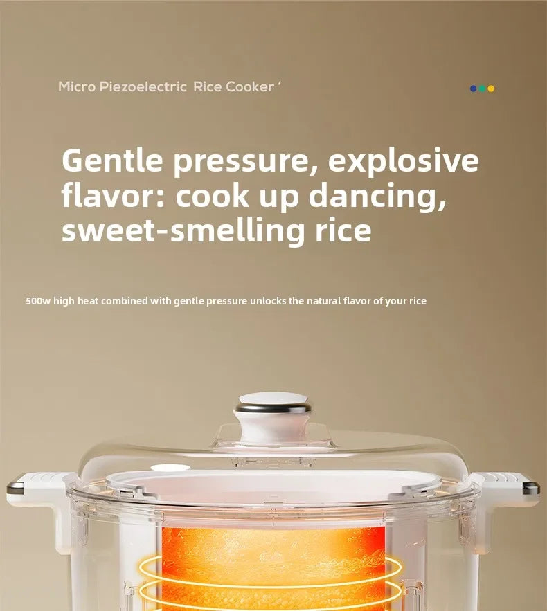 3L Electric Pressure Cooker Programmable Digital Multicooker Baby Food Rice Cooker Nonstick Inner Pot Safety Lock Slow Cooker