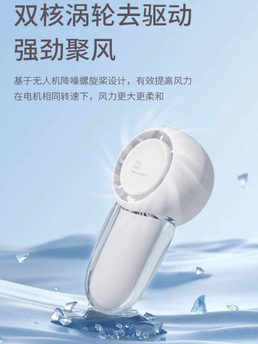 New Product F2B Fan Simple Fan Handheld Mini Fan Children's Handheld Mini Fan Neck Strap