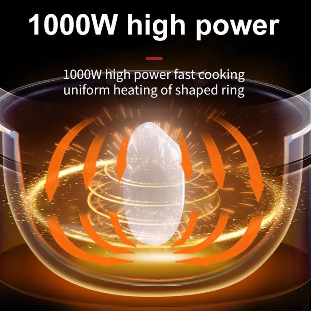 Electric Pressure Cooker, Fast Cooking Steamer, Even Heating, Non-stick Lining, Steamer, Cereal, Multi-cooker