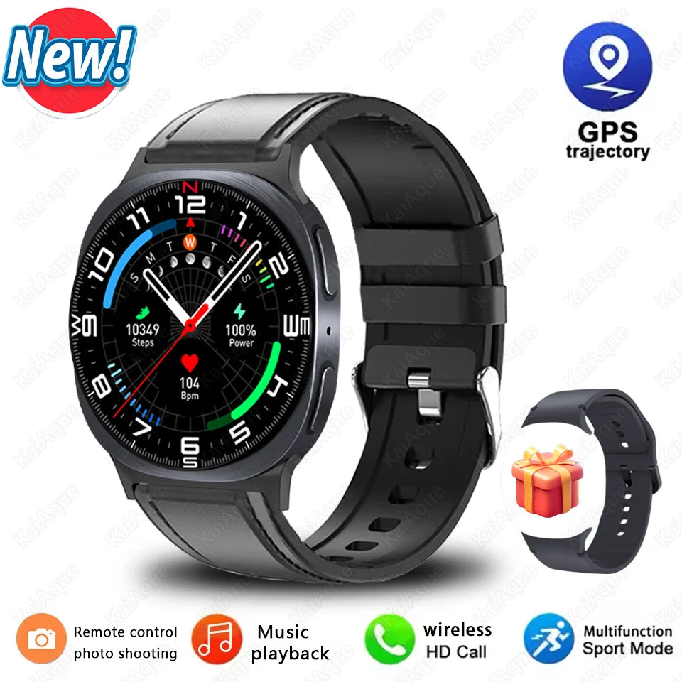2025New Watch 8 Mini GPS Track Smart Watch For Men Women Health Sport AMOLED Heart Rate Bluetooth Call Waterproof Smartwatch