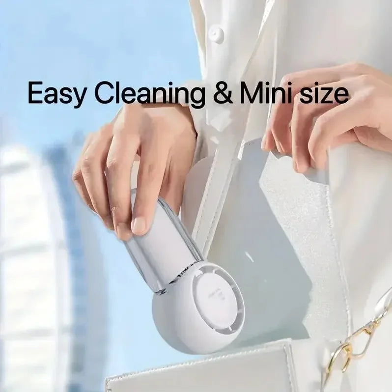 New Product F2B Fan Simple Fan Handheld Mini Fan Children's Handheld Mini Fan Neck Strap