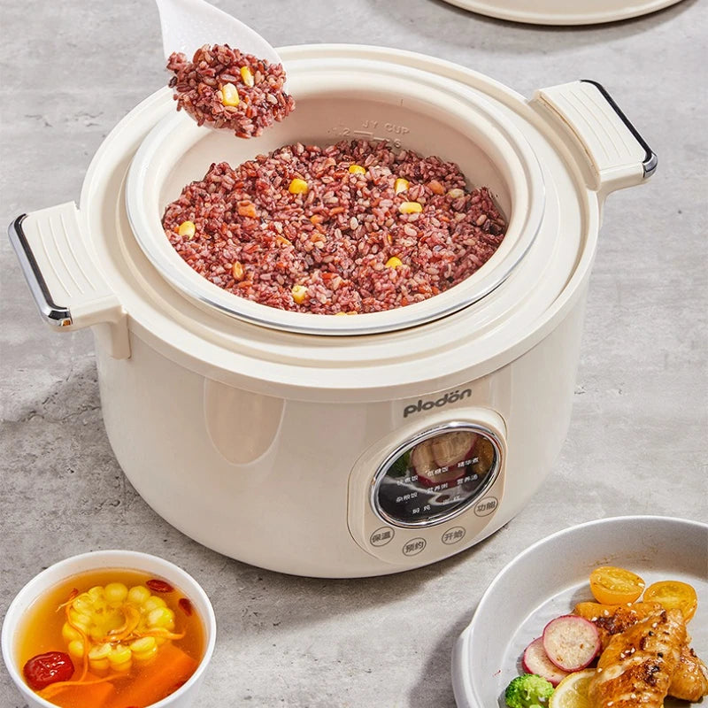 3L Electric Pressure Cooker Programmable Digital Multicooker Baby Food Rice Cooker Nonstick Inner Pot Safety Lock Slow Cooker