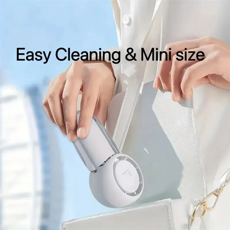 New Product F2B Fan Simple Fan Handheld Mini Fan Children's Handheld Mini Fan Neck Strap