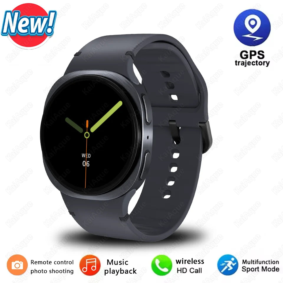 2025New Watch 8 Mini GPS Track Smart Watch For Men Women Health Sport AMOLED Heart Rate Bluetooth Call Waterproof Smartwatch