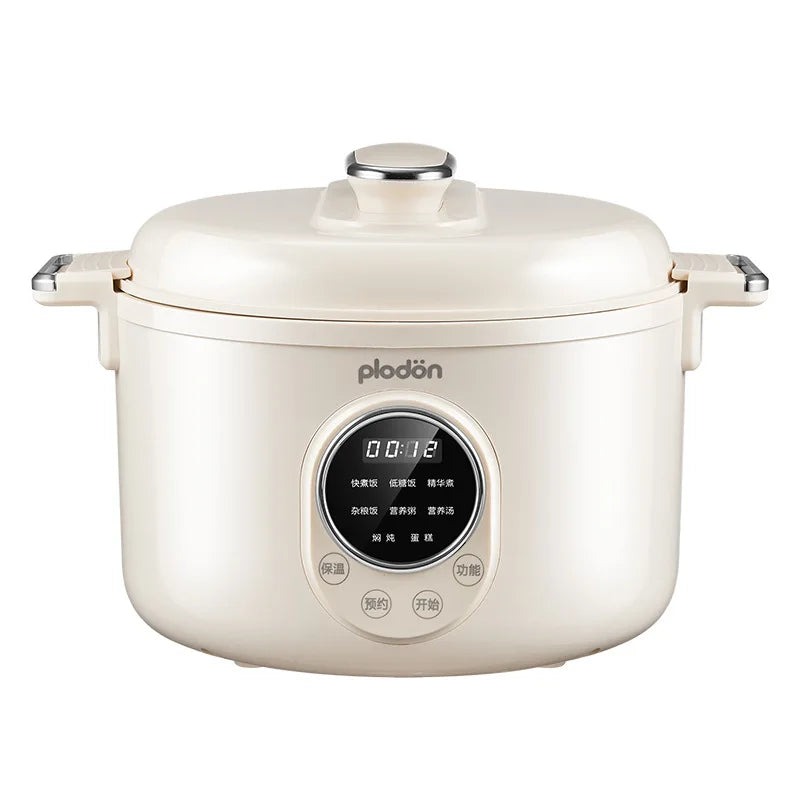 3L Electric Pressure Cooker Programmable Digital Multicooker Baby Food Rice Cooker Nonstick Inner Pot Safety Lock Slow Cooker