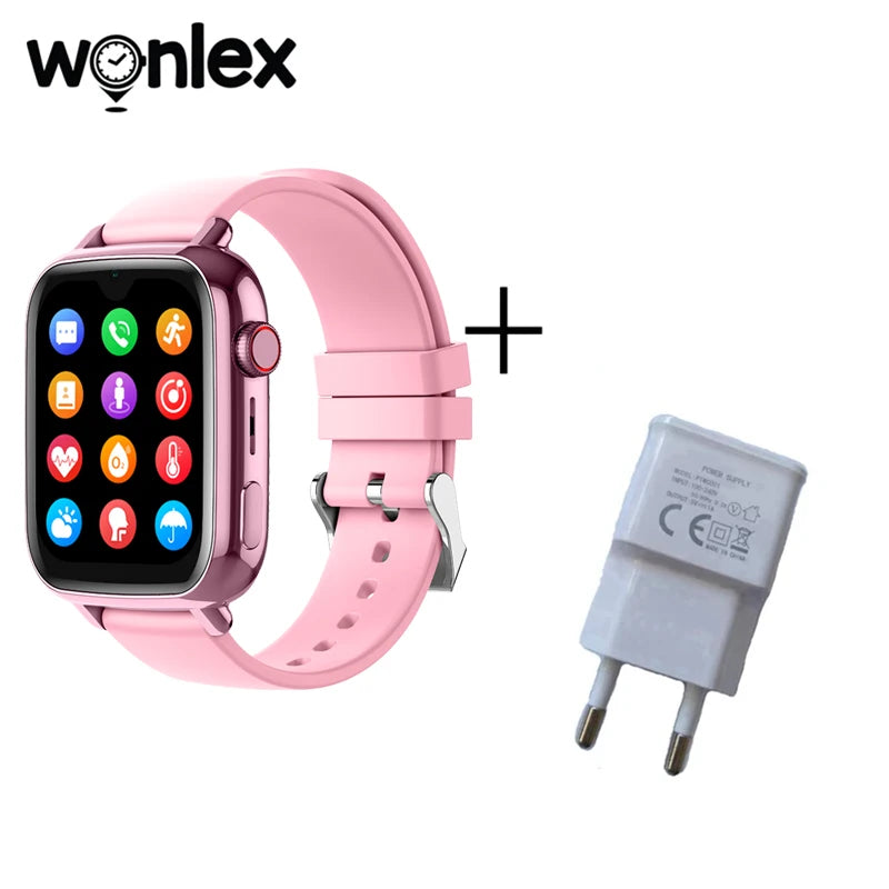 Wonlex 4G Smart Watch Children GPS WiFi Location KT34 Video Call SOS Alert Tracker Monitor Google Store Game Kid SmartWatch 2025