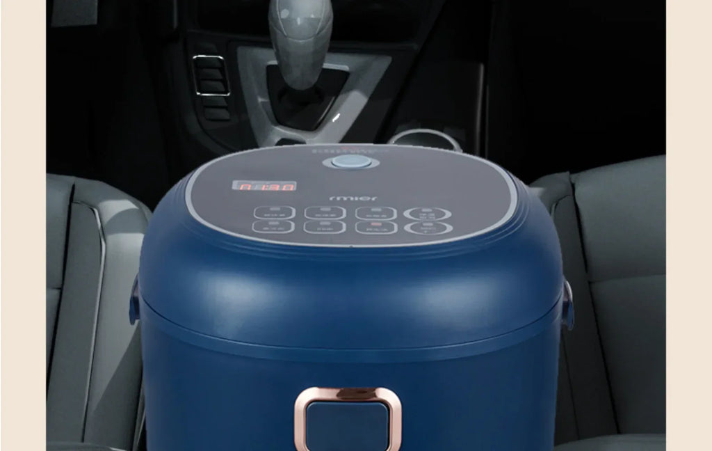 12V 24V 110V 220V 2L four voltage car home rice cooker van car rice cooker for travel global voltage use