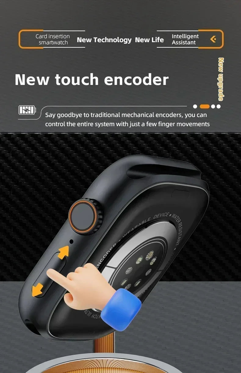 5G Smartwatch Global Version 2.29 Inch AMOLED Display with 180 Degree Rotating Camera Supports SIM Card WiFi GPS Video Calling