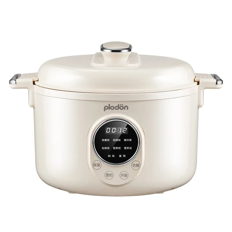 3L Electric Pressure Cooker Programmable Digital Multicooker Baby Food Rice Cooker Nonstick Inner Pot Safety Lock Slow Cooker