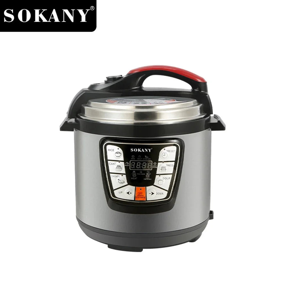 Electric Pressure Cooker, Fast Cooking Steamer, Even Heating, Non-stick Lining, Steamer, Cereal, Multi-cooker