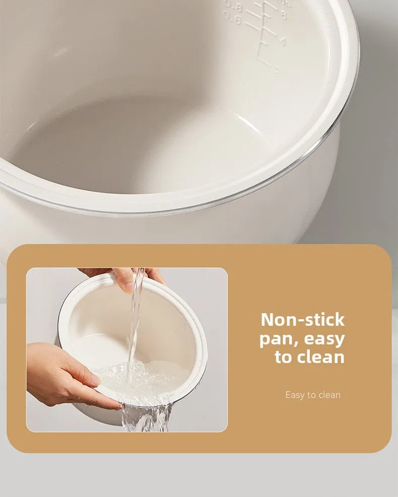 3L Electric Pressure Cooker Programmable Digital Multicooker Baby Food Rice Cooker Nonstick Inner Pot Safety Lock Slow Cooker